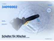 Schalter für Wischer PEUGEOT 306 Cabriolet 34098002