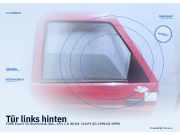 Tür links hinten FORD Escort VII Stufenheck (GAL, AFL)