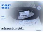 Außenspiegel rechts FORD Scorpio I (GAE, GGE) 92GB17682BB
