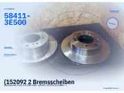 Bremsscheiben ) Kia Sorento I (JC) (Sorento I (JC)) 2.5 CRDI 4WD 125 kW 58411-3E500