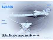 Motor Fensterheber rechts vorne SUBARU Forester (SH) SUBARU