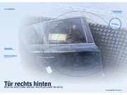 Tür rechts hinten BMW 1er (E87)