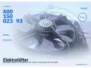 Elektrolüfter MERCEDES-BENZ CLK (C208) A0015002393