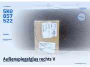 Außenspiegelglas rechts VW Golf VI (5K) 95433881 5K0857522