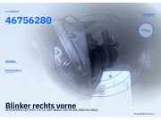 Blinker rechts vorne ALFA ROMEO 147 (937) 46756280
