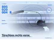 Türschloss rechts vorne RENAULT Megane III Coupe (DZ) 805020004R