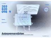 Antennenverstärker MERCEDES-BENZ C-Klasse (W203) A2038701389 2038200989