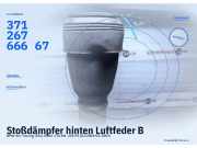 Stoßdämpfer hinten Luftfeder BMW 5er Touring (E61) 530d 170 kW 231 PS (02.2005-02.2007) 37126766667