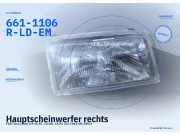 Hauptscheinwerfer rechts FIAT Uno (146) 661-1106R-LD-EM
