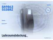 Laderaumabdeckung AUDI 80 Avant (8C, B4) 8A98635538RZ