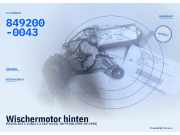 Wischermotor hinten MAZDA 323 C V (BA) 849200-0043