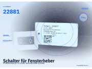 Schalter für Fensterheber CITROEN Saxo (S) 22881