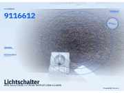 Lichtschalter OPEL Corsa C (X01) 9116612