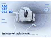 Bremssattel rechts vorne MERCEDES-BENZ E-Klasse Kombi (S210) A0014203283