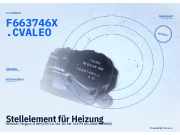 Stellelement für Heizung RENAULT Megane II (BM/CM) F663746X.C VALEO