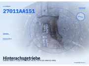 Hinterachsgetriebe SUBARU 1800 XT Coupe (XT) 622006020 27011AA151