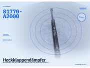 Heckklappendämpfer KIA Ceed 2 SW (JD) 81770-A2000