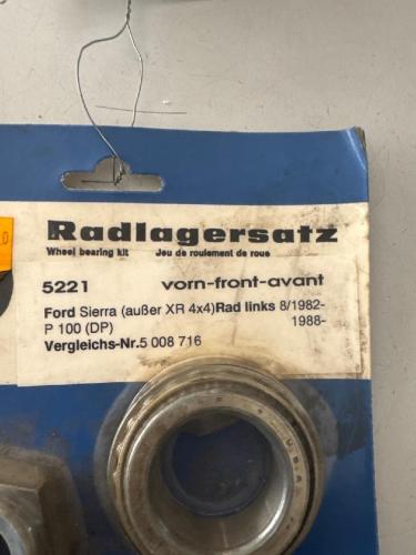 Radlager FORD Sierra Schrägheck (GBC) 5008716 Bild Radlager FORD Sierra Schrägheck (GBC) 5008716