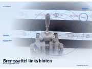 Bremssattel links hinten BMW 1er Coupe (E82)