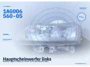 Hauptscheinwerfer links RENAULT Laguna I (B56) 1AG006560-05