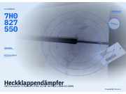 Heckklappendämpfer VW Transporter T5 Kasten 7H0827550