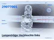 Lampenträger Heckleuchte links AUDI A3 (8L) 29077001