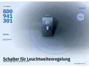 Schalter für Leuchtweitenregelung AUDI A4 (8D, B5) 8D0941301