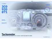 Tachometer VW Passat B6 Variant (3C5) 3C0920871