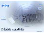 Federbein rechts hinten FORD Cougar (BCV) E4943
