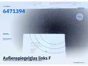 Außenspiegelglas links FORD Fiesta VI (CB1, CCN) 6471394