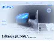 Außenspiegel rechts OPEL Tigra Twintop (X-C/Roadster) 010676