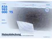 Motorabdeckung MERCEDES-BENZ A-Klasse (W169) A1698300075