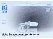 Motor Fensterheber rechts vorne VW Polo IV (9N, 9A) 6Y2959801