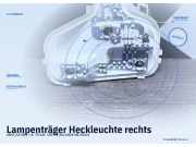 Lampenträger Heckleuchte rechts AUDI A3 (8P)