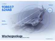 Wischergestänge FORD Mondeo II (BAP) 93BG17624AB