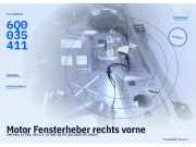 Motor Fensterheber rechts vorne VW Polo IV (9N) 6Q0035411