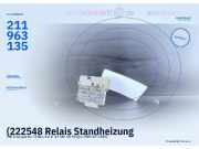 (222548 Relais Standheizung VW T3 Bus (2) 211963135) 211963135