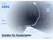 Schalter für Fensterheber OPEL Tigra (S93COUPE) 42E6