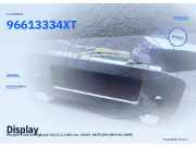 Display PEUGEOT 206 Schrägheck (2A/C) 96613334XT