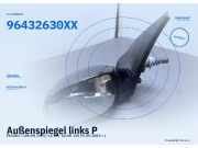 Außenspiegel links PEUGEOT 206 SW (2E/K) 96432630XX