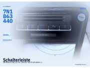 Schalterleiste VW Sharan (7N) 7N1863440