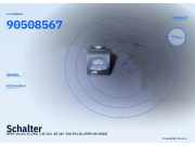 Schalter OPEL Vectra B (J96) 90508567