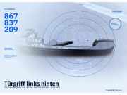 Türgriff links hinten VW Polo II (86C) 867837209