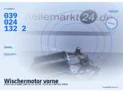Wischermotor vorne FORD Sierra (GBG, GBG 4) 0390241322