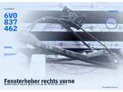 Fensterheber rechts vorne SKODA Fabia III Kombi (NJ) 6V0837462C 6V0837462