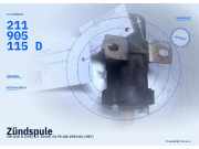 Zündspule VW Golf II (19E) 0221122349 BOSCH 211905115D