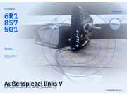 Außenspiegel links VW Polo V (6R, 6C) 6R1857501