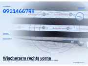 Wischerarm rechts vorne OPEL Tigra Twintop (X-C/Roadster) 09114667RH