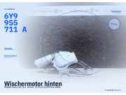 Wischermotor hinten SKODA Fabia (6Y) 6Y9955711A