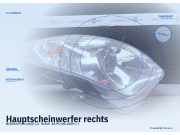 Hauptscheinwerfer rechts NISSAN Pixo (UA0)